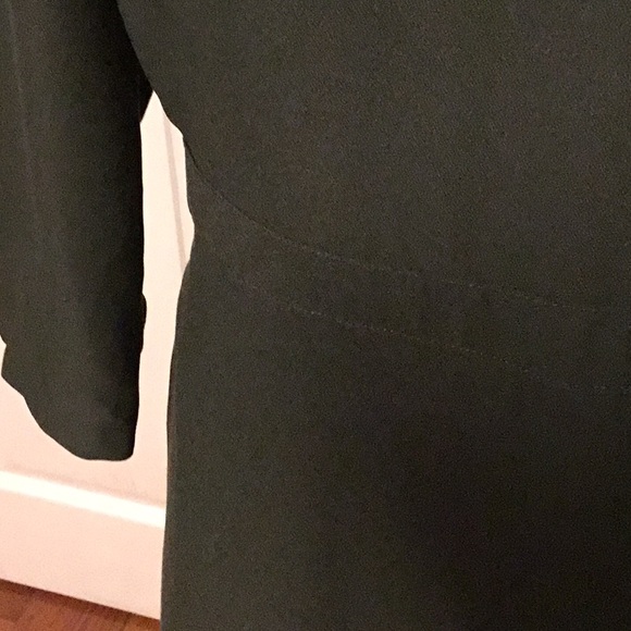 Banana Republic Green A-line Dress 3/4 Sleeve Crew Neck - Picture 3 of 9